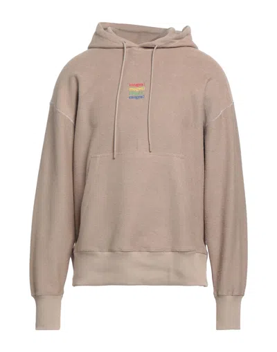 Msgm Sweatshirts In Beige