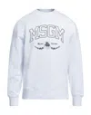 Msgm Sweatshirts In White
