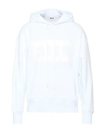 Msgm Man Sweatshirt White Size S Cotton In Multi