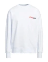 Msgm Graphic-print Sweatshirt In White
