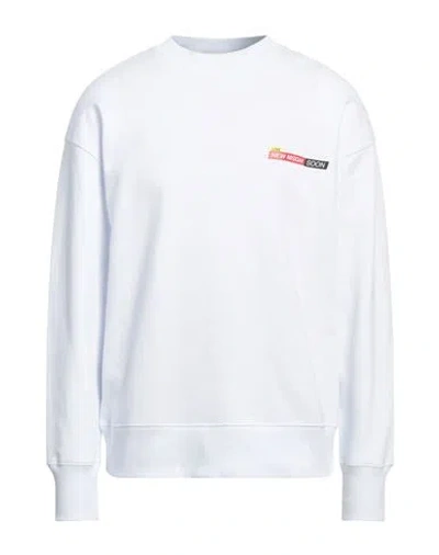 MSGM MSGM MAN SWEATSHIRT WHITE SIZE S COTTON
