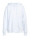 Msgm Man Sweatshirt White Size Xl Cotton