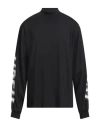 Msgm Man T-shirt Black Size M Cotton In Black