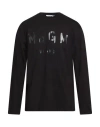 Msgm Man T-shirt Black Size S Cotton
