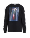 Msgm Man T-shirt Black Size Xxl Organic Cotton