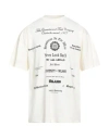 Msgm Man T-shirt Ivory Size L Cotton In White