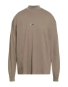 Msgm Man T-shirt Khaki Size Xl Cotton