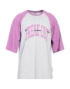 Msgm Man T-shirt Mauve Size Xl Cotton In Purple