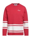 Msgm Man T-shirt Red Size M Cotton In Red