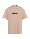 Msgm Man T-shirt Sand Size S Cotton In Beige