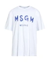 Msgm Logo-print Crew Neck Cotton T-shirt