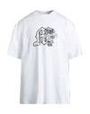 Msgm Man T-shirt White Size Xl Cotton