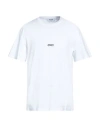 Msgm Man T-shirt White Size Xl Cotton In White