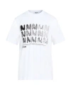 Msgm Man T-shirt White Size Xl Cotton