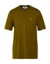 Msgm Man T-shirt Military Green Size Xl Cotton In Green