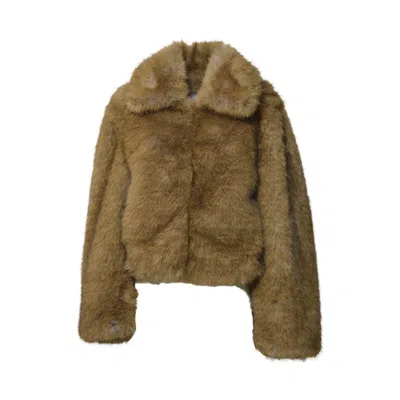 Msgm Coats In Brown