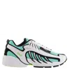 Msgm Sneakers Fila Polyurethane White Teal In Green