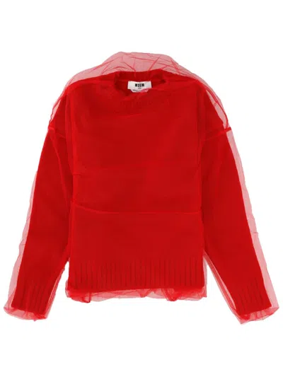 MSGM MERINO WOOL SWEATER