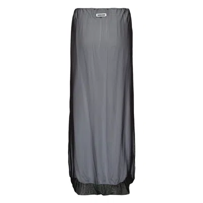 Msgm Mesh Gonna Skirt In Multi