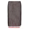 Msgm Midi Pencil Skirt In Multi