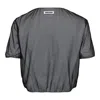Msgm Mesh T-shirt In Gray