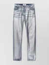 Msgm Straight-leg Trousers With Finish