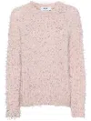 Msgm Metallic-threading Sweater In Multicolor