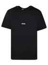 Msgm Micro Logo Black T-shirt