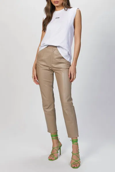 Msgm Micro-logo Crew Neck Tank Top In White