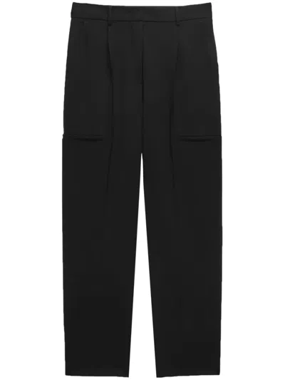 Msgm Mid-rise Straight-leg Jeans In Black