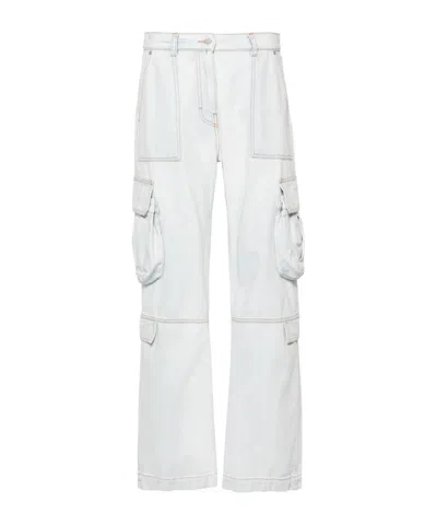 MSGM MSGM MID-RISE STRAIGHT-LEG CARGO JEANS