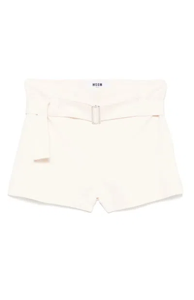 Msgm Mid-thigh Tailored Bermuda Shorts