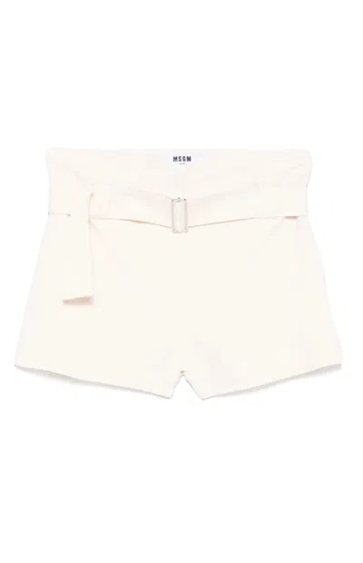 Msgm Mid-thigh Tailored Bermuda Shorts