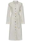 Msgm Vestido Largo - Beis In Neutral