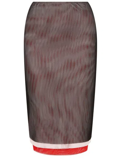 MSGM MSGM MIDI PENCIL SKIRT