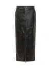 Msgm Gonna Skirt In Black