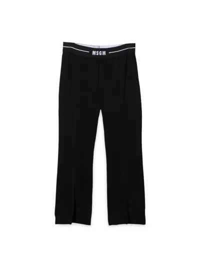 Msgm Milan Stitch Pants In Black