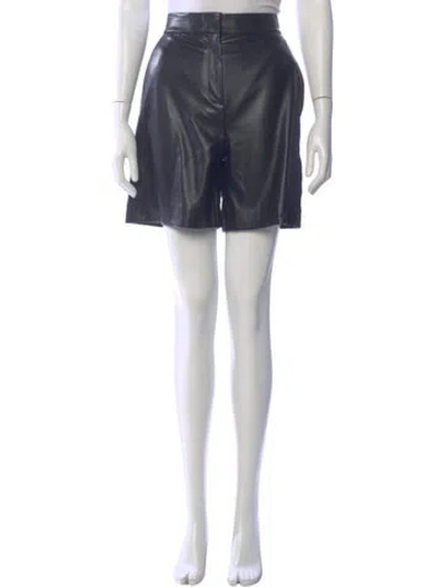 Pre-owned Msgm Mini Shorts In Black