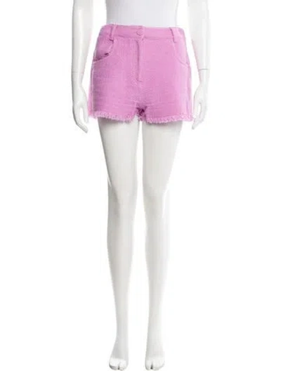 Pre-owned Msgm Mini Shorts In Pink