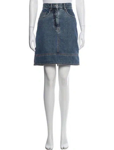 Pre-owned Msgm Mini Skirt In Multi