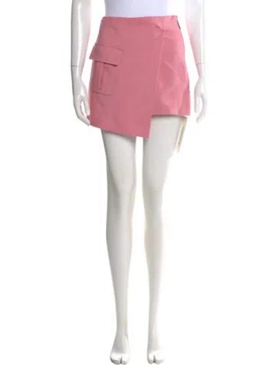 Pre-owned Msgm Mini Skirt In Pink