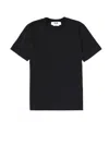 Msgm Crew Neck Short Sleeve Fitted Top In Black