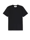 Msgm Monogram Logo T-shirt In Black
