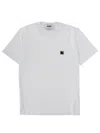 Msgm Logo Embroidered T-shirt In White
