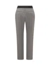 Msgm Virgin Wool Trousers In Grey
