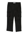 Msgm Multi-pocket Straight-leg Trousers In Black