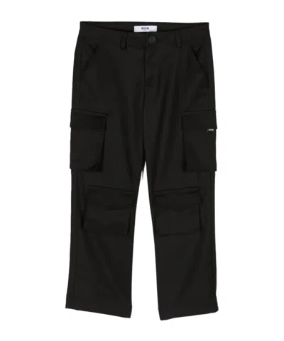 MSGM MULTI-POCKET STRAIGHT-LEG TROUSERS