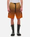 Msgm Cotton Bermuda Shorts In Multicolor
