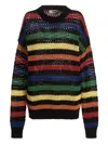 Msgm Multicolor Striped Sweater Sweaters And Cardigans Multicolor In Multicolor