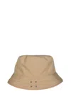 Msgm Multicolor Two-tone Solid Bucket Hat In Purple